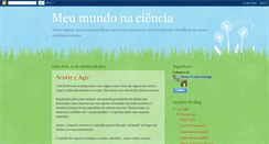 Desktop Screenshot of meumundonaciencia.blogspot.com