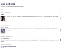 Tablet Screenshot of misssoftcrab.blogspot.com