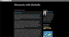 Desktop Screenshot of momentswithmichelle.blogspot.com