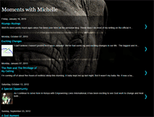 Tablet Screenshot of momentswithmichelle.blogspot.com