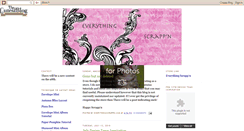 Desktop Screenshot of everythingscrappn.blogspot.com