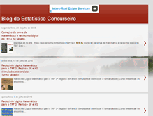 Tablet Screenshot of blogdoestatisticoconcurseiro.blogspot.com