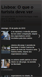Mobile Screenshot of lisboaturista.blogspot.com