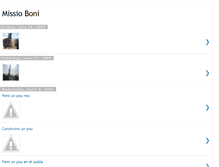 Tablet Screenshot of missioboni.blogspot.com