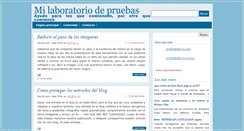 Desktop Screenshot of milaboratoriodepruebas.blogspot.com