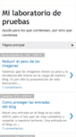 Mobile Screenshot of milaboratoriodepruebas.blogspot.com