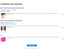 Tablet Screenshot of clubinhodalilizinha.blogspot.com