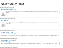 Tablet Screenshot of hundeinpasing.blogspot.com
