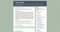 Desktop Screenshot of notarydotnet.blogspot.com