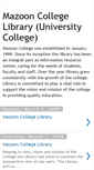Mobile Screenshot of mazooncolib.blogspot.com