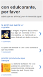 Mobile Screenshot of conedulcorante.blogspot.com