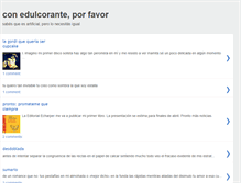 Tablet Screenshot of conedulcorante.blogspot.com