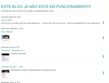 Tablet Screenshot of lugar-presente.blogspot.com