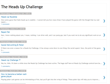 Tablet Screenshot of headsupchallenge.blogspot.com