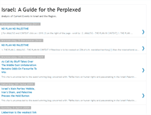Tablet Screenshot of israelperplexed.blogspot.com