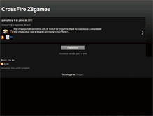 Tablet Screenshot of crossfirez8gamesbrasil.blogspot.com