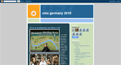 Desktop Screenshot of cmsgermany2010.blogspot.com