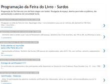 Tablet Screenshot of feiradolivro-surdos.blogspot.com