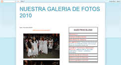 Desktop Screenshot of nuestragaleriadefotos2010.blogspot.com
