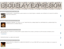 Tablet Screenshot of escuelayexpresion.blogspot.com