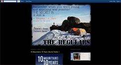 Desktop Screenshot of 10mountains10years.blogspot.com