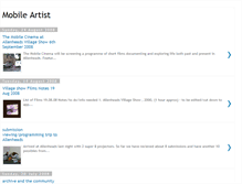 Tablet Screenshot of mobileartist.blogspot.com