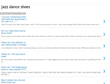 Tablet Screenshot of jazz-dance-shoes.blogspot.com