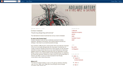 Desktop Screenshot of adelaideartery.blogspot.com