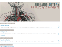 Tablet Screenshot of adelaideartery.blogspot.com