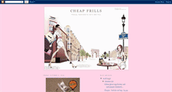 Desktop Screenshot of cheap---frills.blogspot.com