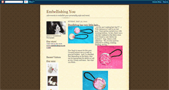 Desktop Screenshot of embellishingyou.blogspot.com