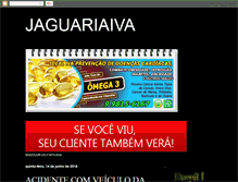 Tablet Screenshot of jornaldejaguariaiva.blogspot.com