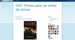 Desktop Screenshot of 1001-filmes.blogspot.com