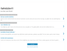 Tablet Screenshot of ilahisozleri1.blogspot.com