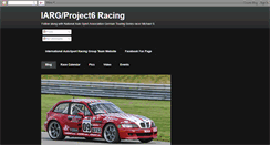 Desktop Screenshot of iargproject6racing.blogspot.com