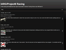 Tablet Screenshot of iargproject6racing.blogspot.com