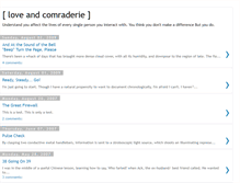Tablet Screenshot of loveandcomraderie.blogspot.com
