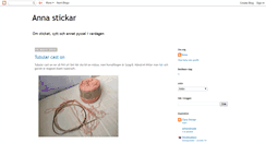Desktop Screenshot of annastickar.blogspot.com