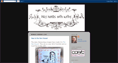 Desktop Screenshot of inkyhandswithkathy.blogspot.com