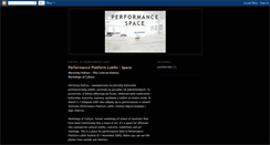 Desktop Screenshot of performanceplatformspace.blogspot.com