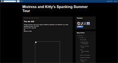Desktop Screenshot of mistressandkitty.blogspot.com