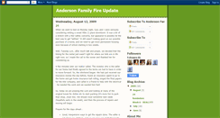 Desktop Screenshot of andersonfireupdate.blogspot.com