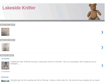 Tablet Screenshot of lakesideknitter.blogspot.com