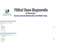 Tablet Screenshot of futbolbasemoguer.blogspot.com