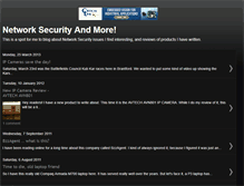 Tablet Screenshot of networksecurityandmore.blogspot.com