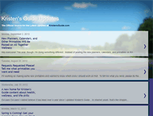 Tablet Screenshot of kristensguide.blogspot.com