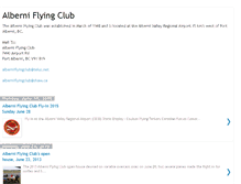 Tablet Screenshot of alberniflyingclub.blogspot.com