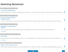 Tablet Screenshot of marketingmomentum.blogspot.com