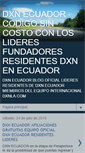 Mobile Screenshot of dxnecuador.blogspot.com