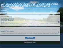 Tablet Screenshot of dxnecuador.blogspot.com
